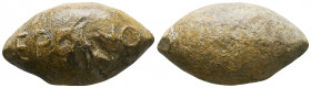 Byzantine Lead Seals, 7th - 13th Centuries. Reference: Condition: Very Fine 

 Weight: 55,8 gr Diameter: 36,3 mm