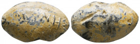 Byzantine Lead Seals, 7th - 13th Centuries. Reference: Condition: Very Fine 

 Weight: 24,4 gr Diameter: 26,5 mm
