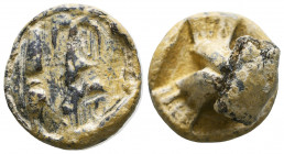 Byzantine Lead Seals, 7th - 13th Centuries. Reference: Condition: Very Fine 

 Weight: 14,1 gr Diameter: 16,5 mm