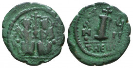 Justin II and Sophia 565-578. AE. Reference: Condition: Very Fine

 Weight: 3,3 gr Diameter: 20 mm