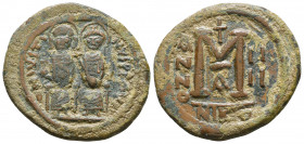 Justin II and Sophia 565-578. AE. Reference: Condition: Very Fine

 Weight: 15,3 gr Diameter: 33,1 mm