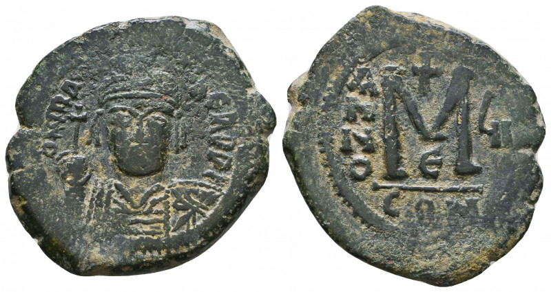 Maurice Tiberius. 582-602. AE Reference: Condition: Very Fine

 Weight: 12,1 g...