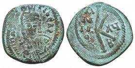 Maurice Tiberius. 582-602. AE Reference: Condition: Very Fine

 Weight: 4,1 gr Diameter: 21,3 mm