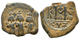 Heraclius. 610-641. AE follis Reference: Condition: Very Fine

 Weight: 5,9 gr Diameter: 24,5 mm