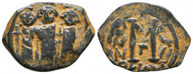 Heraclius. 610-641. AE follis Reference: Condition: Very Fine

 Weight: 5,1 gr Diameter: 26,4 mm