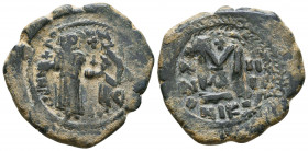 Heraclius. 610-641. AE follis Reference: Condition: Very Fine

 Weight: 13,7 gr Diameter: 31,6 mm