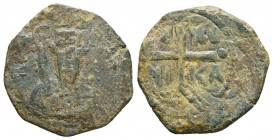 Crusaders, Antioch. Tancred (Regent, 1101-03, 1104-12). Æ Follis Reference: Condition: Very Fine 

 Weight: 3,9 gr Diameter: 23,2 mm