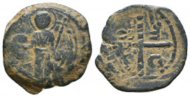 Crusaders, Antioch. Tancred (Regent, 1101-03, 1104-12). Æ Follis Reference: Condition: Very Fine 

 Weight: 4,1 gr Diameter: 21,2 mm
