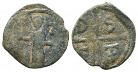 Crusaders, Antioch. Tancred (Regent, 1101-03, 1104-12). Æ Follis Reference: Condition: Very Fine 

 Weight: 2 gr Diameter: 19,5 mm