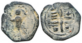 Crusaders, Antioch. Tancred (Regent, 1101-03, 1104-12). Æ Follis Reference: Condition: Very Fine 

 Weight: 3,5 gr Diameter: 23,9 mm