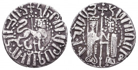 Cilician Armenia. Royal. Hetoum I, with Zabel AD 1226-1270. Tram AR Reference: Condition: Very Fine 

 Weight: 2,8 gr Diameter: 19,7 mm
