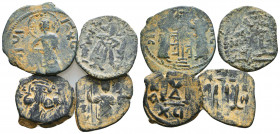 Byzantine Cut Coins, Lot. Reference: Condition: Very Fine 

 Weight: lot Diameter: lot