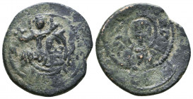 Rare ! Islamic SALDUQIDS: 1129-1168, AE fals Coins,

Weight: 6,4 gr Diameter: 25,6 mm