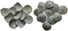 Byzantine Lot of 10 Hoard Coins Ae, 7th - 13th Centuries. Reference: Condition: Very Fine

 Weight: lot Diameter: lot