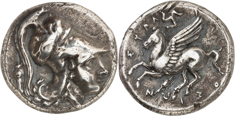 Sicile, Syracuse, Agathoclès (317-289 av. J.-C.). Statère corinthien ND (317-310...