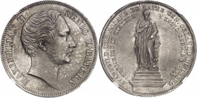 Bavière, Maximilien II (1848-1864). Double thaler historique, Roland de Lassus (Orlando di Lasso) 1849, Munich.
NGC UNC DETAILS CLEANED (5866578-001)...