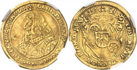 Mayence (archevêché de), Jean-Philippe de Schönborn (1642-1673). Ducat 1651, Mayence.
NGC AU DETAILS DAMAGED (5785796-112).
Av. * IOANN. PHILIP. D. ...