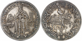 Ordre Teutonique, Maximilien III (1590-1618). Thaler 1603, Hall.
PCGS AU58 (42557735).
Av. MAX: DG: ARCH: AVST: DVX - BVR: MAG: PRVSS: ADMI. L’Emper...