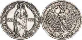 République de Weimar (Empire allemand) (1918-1933). 3 mark du 900e anniversaire de Naumbourg (Saale) 1928, A, Berlin.
NGC UNC DETAILS POLISHED (57840...