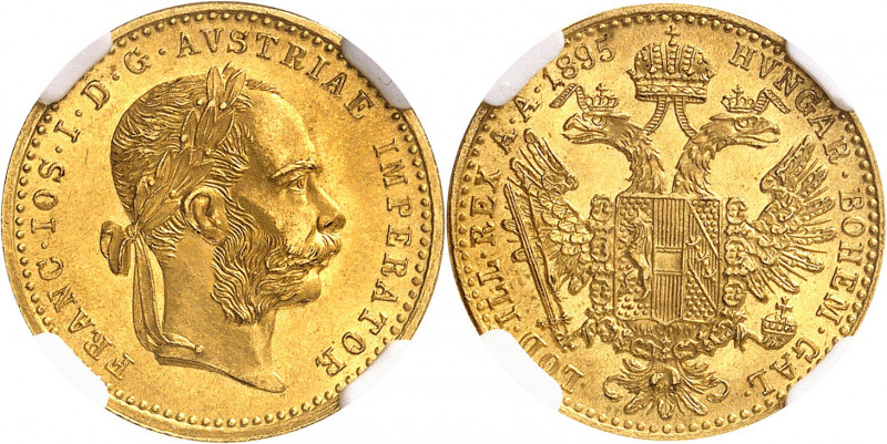 François-Joseph Ier (1848-1916). Ducat 1895, Vienne.
NGC MS 65 (5784009-025).
...