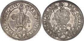 Salzbourg (évêché de), Paris von Lodron (1619-1653). Thaler 1633, Salzbourg.
NGC MS 66 (5954691-006).
Av. SANCT. RVPERTVS. EPS. SALISBVRG. (date). S...
