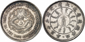 Empire de Chine, Guangxu (Kwang Hsu) (1875-1908), province de Zhili (Chihli). Dollar (7 mace 2 candareens) An 23 (1897), Arsenal de Pei Yang.
PCGS Ge...