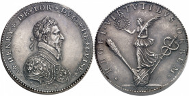 Henri IV (1589-1610). Médaille hybride, Henri de Lorraine, duc de Guise et revers à la Victoire d’Henri IV par les Danfrie ND (après 1594), Paris.
PC...