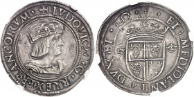 Milan (duché de), Louis XII (1498-1515). Gros royal d’argent de douze à quinze sous ND (1499-1512), Milan.
NGC XF 40 (5783258-021).
Av. + LVDOVIC’. ...