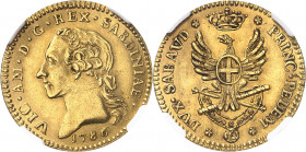 Savoie, Victor-Amédée III (1773-1796). Doppia nouvelle (Doppia nuova) 1786, Turin.
NGC MS 62 (5783257-034).
Av. VIC. AM. D. G. REX. SARDINIAE. Tête ...