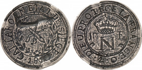 Premier Empire / Napoléon Ier (1804-1814). 10 francs (2 onces), siège de Cattaro 1813, Cattaro.
NGC XF 40 (5788038-033).
Av. CATTARO EN ETAT DE SIEG...