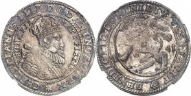 Christian IV (1588-1648). Speciedaler 1641, Christiania.
NGC MS 62 (5954760-001).
Av. * CHRISTIANUS IIII D G DANI NORGE REX. Buste cuirassé et couro...