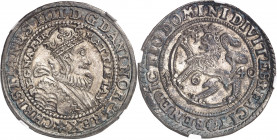 Christian IV (1588-1648). 1/2 specie daler 1640, Christiania (Copenhague).
NGC MS 61 (5955661-001).
Av. * CHRISTIANUS IIII D G DANI NORG REX, légend...