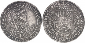 Sigismond III Vasa (1587-1632). Thaler 1629 II, Bromberg (Bydgoszcz).
NGC AU 53 (5962454-004).
Av. *SIG* III: D: G* REX* POL* MD (différent) LIT* RV...