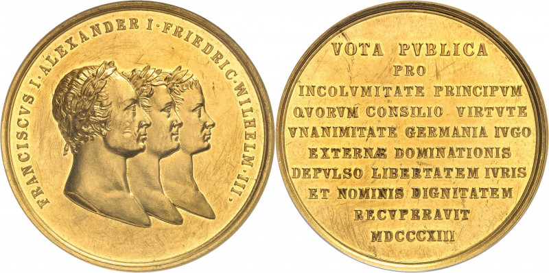 Alexandre Ier (1801-1825). Médaille d’Or au poids de 10 ducats, création de l’Al...