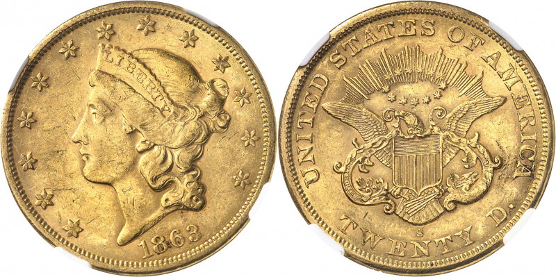 République fédérale des États-Unis d’Amérique (1776-à nos jours). 20 dollars Lib...