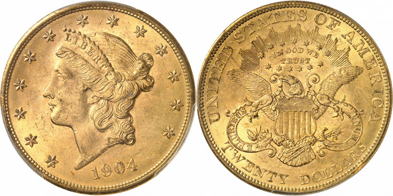 République fédérale des États-Unis d’Amérique (1776-à nos jours). 20 dollars Lib...