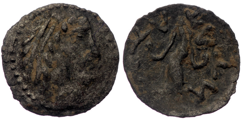 Commagene, imitation of AR drachm of Demetrios I Soter (162-150 BC), Bl (Billon,...