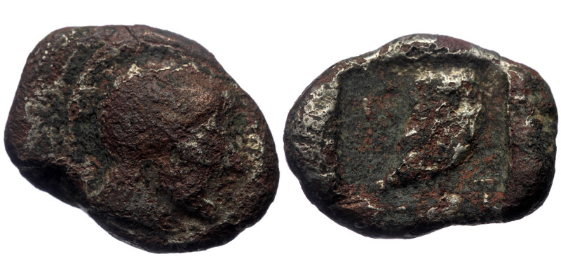 Attica, Athens Æ Foureé Tetradrachm (Silvered bronze15.88g, 27mm) ca 454-404 BC ...