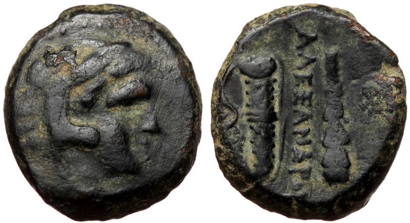 Macedon, uncertain mint, AE (bronze, 6,85 g., 18 mm) Alexander III 'the Great' (...