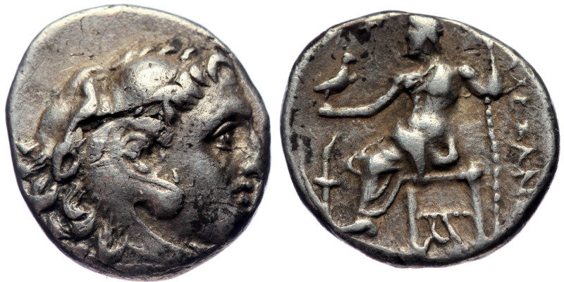 KINGS OF MACEDON. Alexander III ‘the Great’ (336-323 BC) AR Drachm (Silver, 16mm...