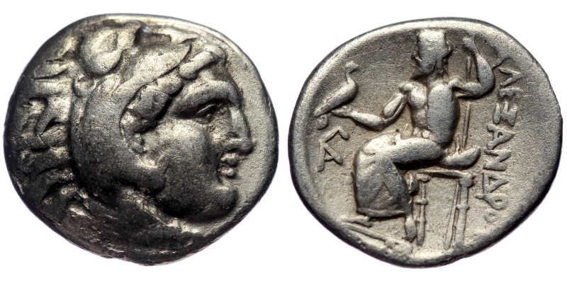 MACEDONIAN KINGDOM. Alexander III the Great (336-323 BC). AR drachm (Silver, 17m...