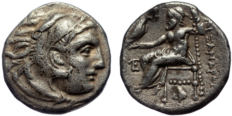 MACEDONIAN KINGDOM, Alexander III the Great (336-323 BC). AR drachm (Silverm 17m...