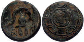 MACEDONIAN KINGDOM, Alexander III the Great (336-323 BC). AE half-unit (Bronze, 16mm, 4.07g). Posthumous issue of uncertain bronzes mainly from wester...