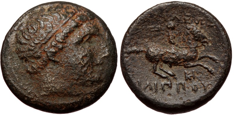 Kingdom of Macedon, uncertain mint in Macedon, AE (Bronze, 18mm, 5.25g), Philip ...