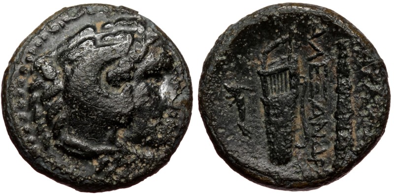 Kingdom of Macedon, uncertain mint in Macedon, AE (Bronze, 17mm, 4.99g), Alexand...