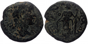 Caria Trapezopolis AE (Bronze, 5.29g, 22mm) Magistrate: Ai. Apollonios (archon) Issue: 'Pseudo-autonomous': Second half of second century AD (c. 150-2...