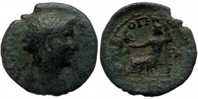 Phrygia, Cotiaeum AE triassarion (Bronze, 6.38g, 23mm) Pseudo-Autonomous. Time of Gallienus, 253-268. Diogenes, son of Dionysios, archon. 
Obv: ΔHMOC ...