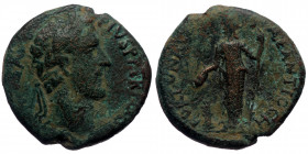 Pisidia, Antioch AE (Bronze, 10.10g, 24mm) Antoninus Pius (138-161) 
Obv: ANTONINVS AVG PIVS P P TR P COS IIII, Laureate head right.
Rev: FORTVNA COLO...