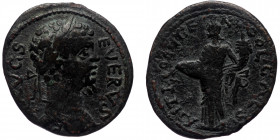 Pisidia. Antioch AE (Bronze, 24mm, 5.39g) Septimius Severus (193-211)
Obv: SEVERVS PIVS AVG, Laureate head right.
Rev: ANTIOCH GENI COL CAES, Tyche st...