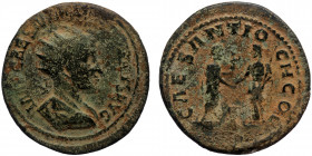 Pisidia, Antioch AE (Bronze, 24.48g, 37mm) Gordian III (238-244)
Obv: IMP CAES M ANT GORDIANVS AVG; radiate, draped and cuirassed bust of Gordian III,...